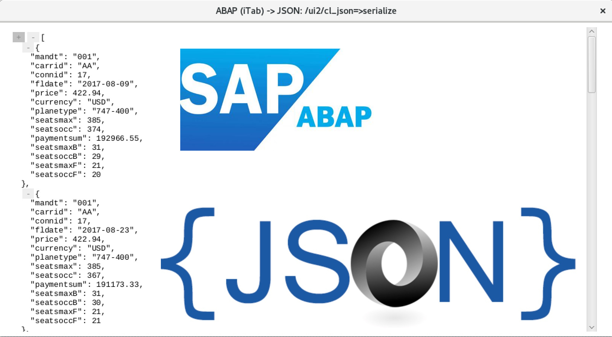 ABAP to JSON and JSON to ABAP